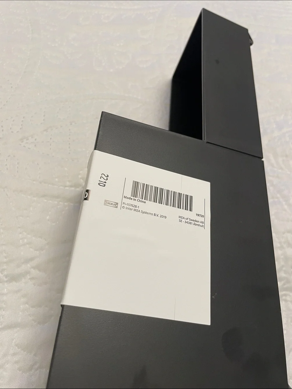 NWT IKEA RINNIG Black Plastic Utensil Organizing Sink Rack for Accessories